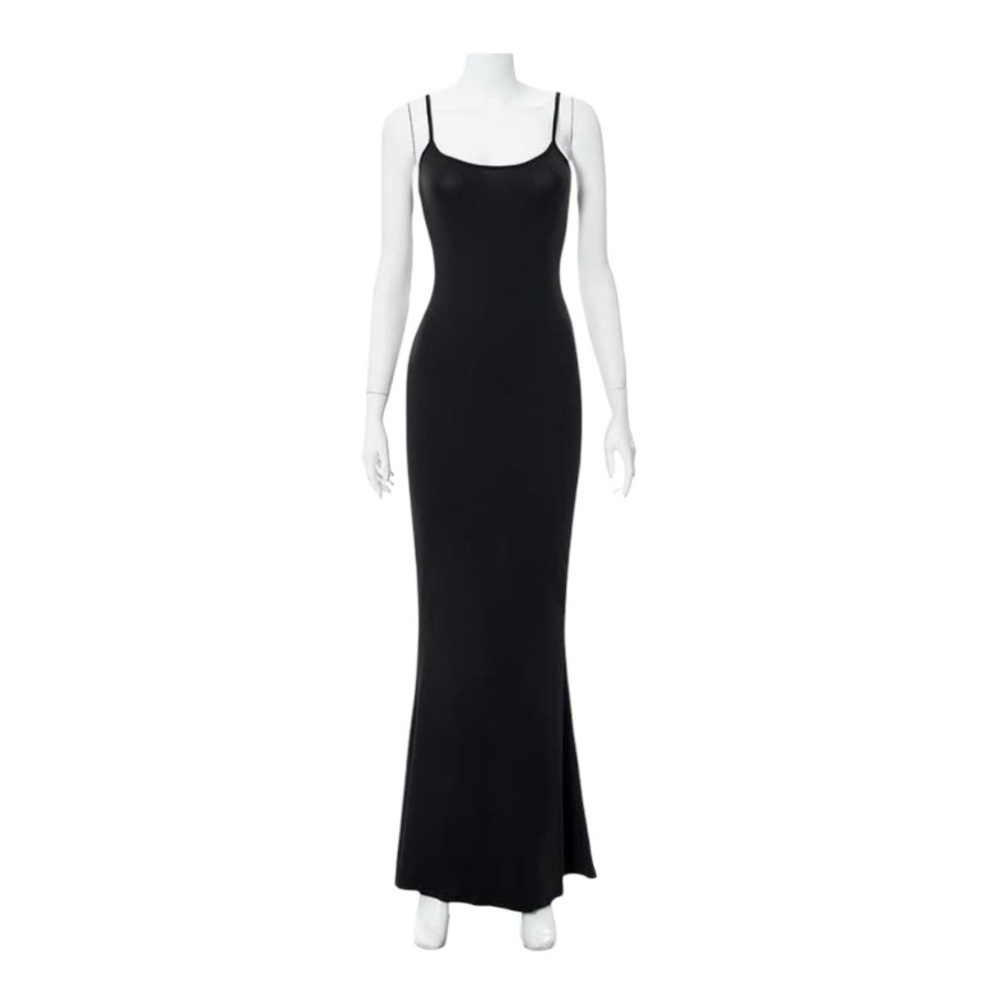 Black Slip Maxi dress NWOT
